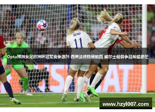 Opta预测女足欧洲杯冠军竞争激烈 西英法德稳居前四 威尔士最弱争冠希望渺茫 Opta预测女足欧洲杯冠军竞争激烈 西英法德稳居前四 威尔士最弱争冠希望渺茫